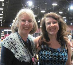 Amy and I in Reno at the Knit & Crochet Show