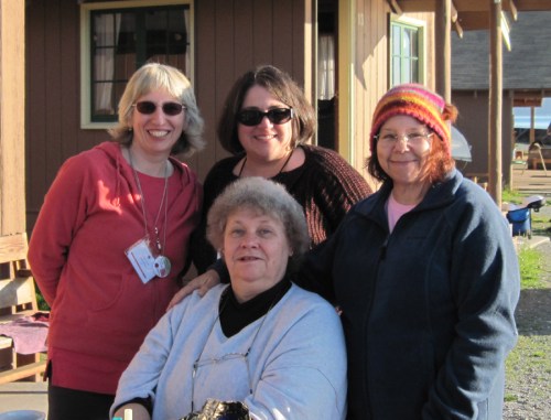 CLF Retreat at Cama October 2010From Left: Me, Karen, Janet (in front), & the Lovely Sarah.