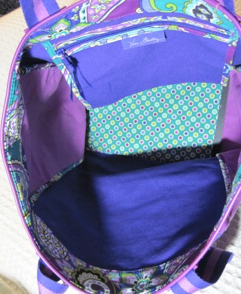 Interior of Bag