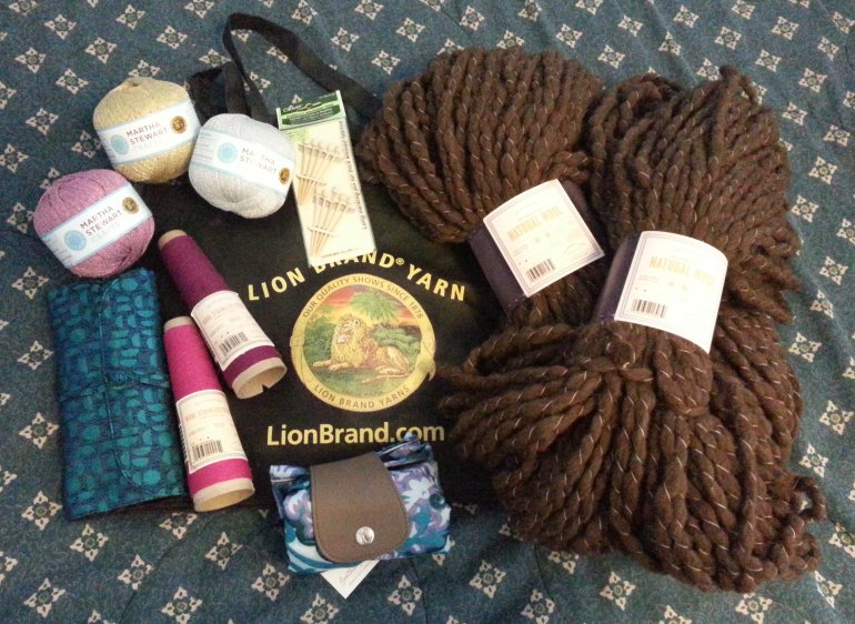 Loot from LionBrand Shop