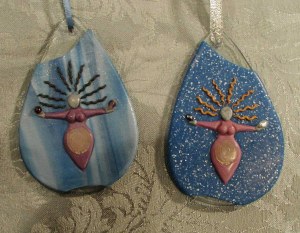 Flat ornament Goddesses