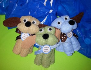 Puppies made from Washcloths