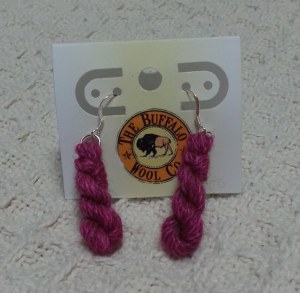 skein earrings