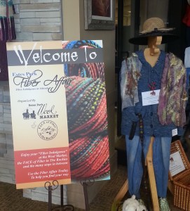 Welcome sign in Vendor Barn entryway