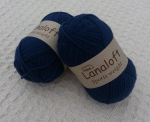 Navy Brown Sheep LanaLoft Sport