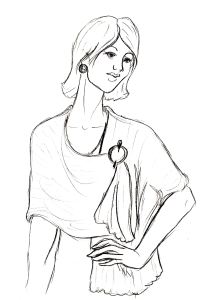 Stole Wrap Sketch 4web