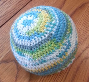 Finished Hat - Crown View