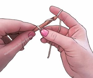 Left-handed Yarn Over