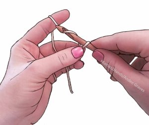 Right-handed Yarn Over