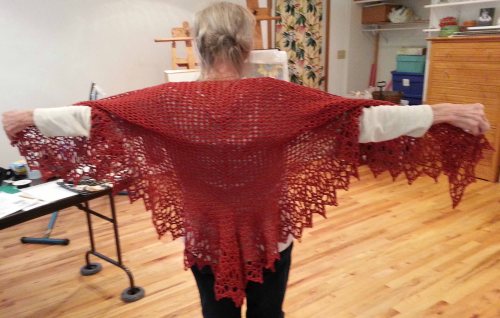 Finished Shawl