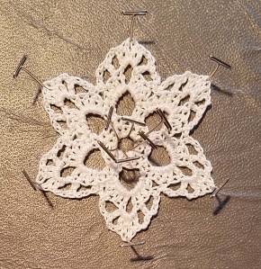 Center and Pts pinned dry - Andee Graves M2H Designs