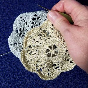 2 snowflakes - Andee Graves M2H Designs