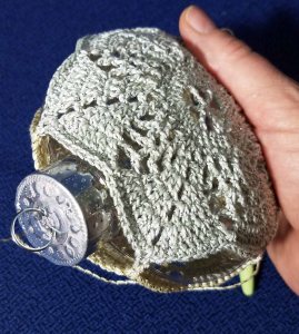 Cover fitted over ornament - Andee Graves M2H Designs